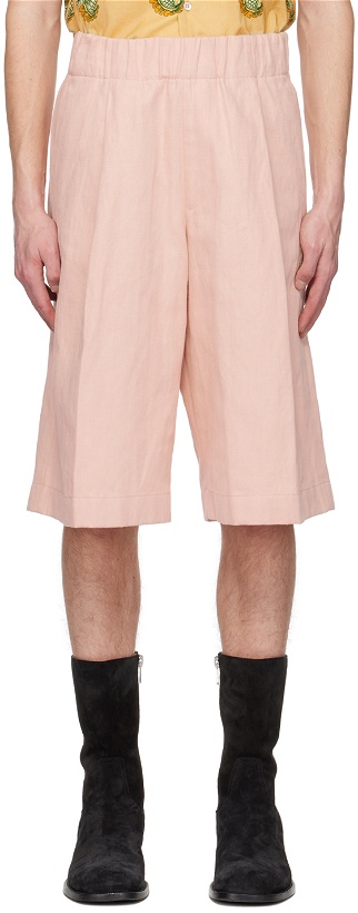 Photo: Dries Van Noten Pink Baggy Shorts