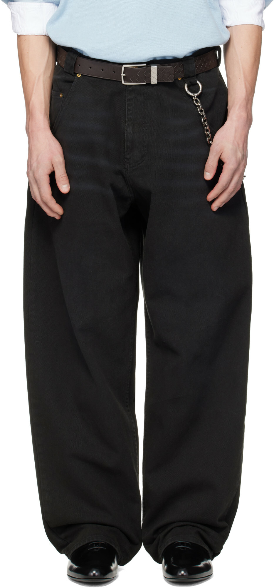 WILLY CHAVARRIA Black True Bad Boy Jeans