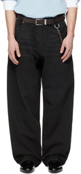 WILLY CHAVARRIA Black True Bad Boy Jeans