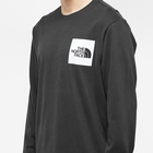 The North Face Men's Long Sleeve Fine T-Shirt in Black