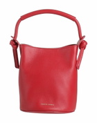 Mansur Gavriel Mini Fortuna Womens Handbag in Red