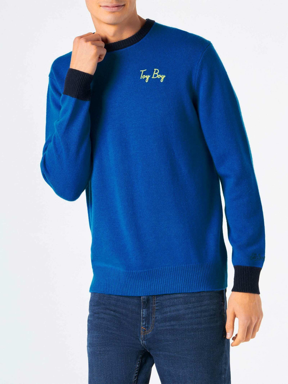MC2 SAINT BARTH - Man - Blue - Knit Sweater