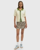 CLOSED SHORT SLEEVE POLO CARDIGAN Beige Womens Top
