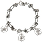 C2H4 Silver Future Yacht Club Emblem Bracelet.