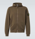 Stone Island Compass cotton zip-up hoodie