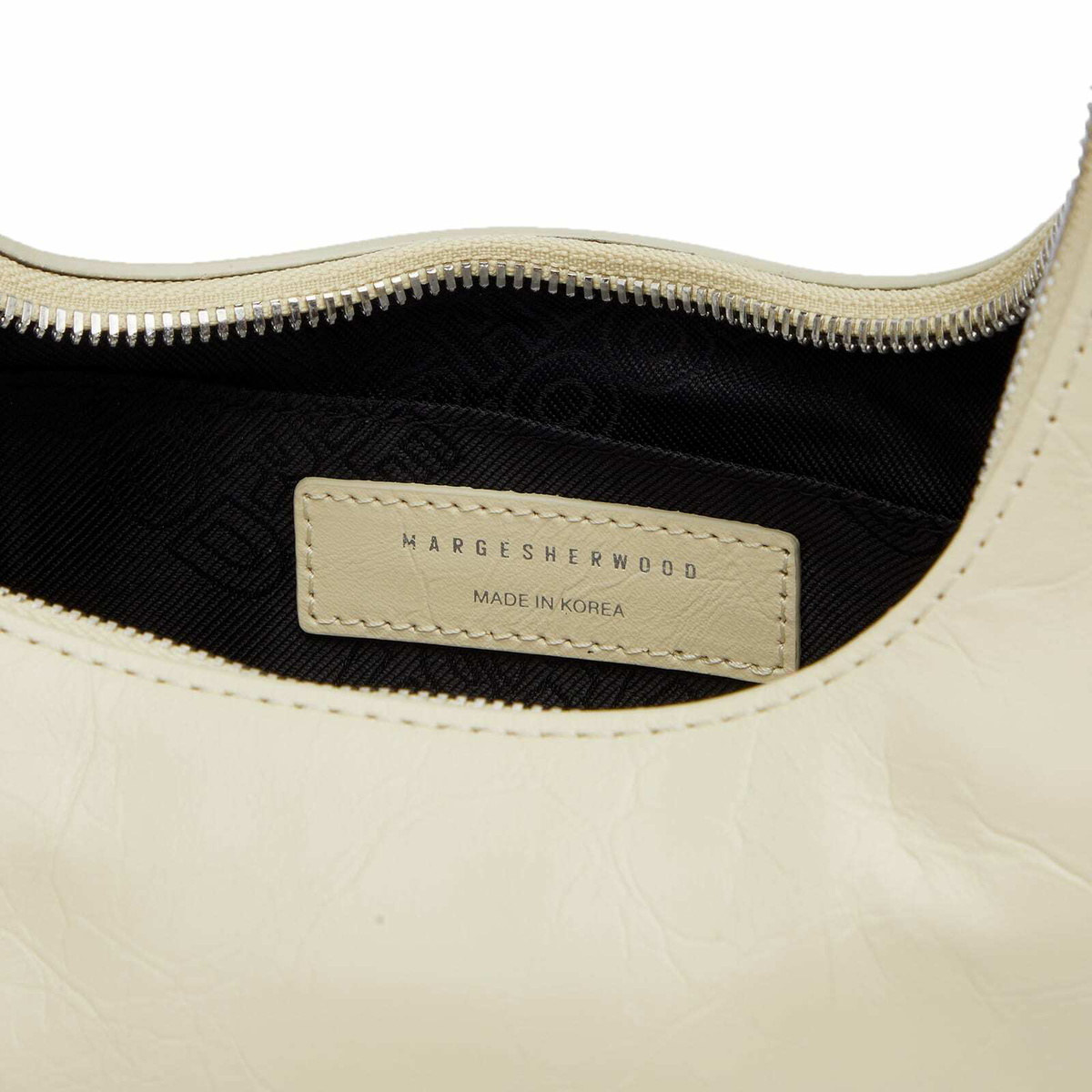 [Margesherwood] ☆ / HOBO SHOULDER / beige crinkle Hobo Shoulder Bag