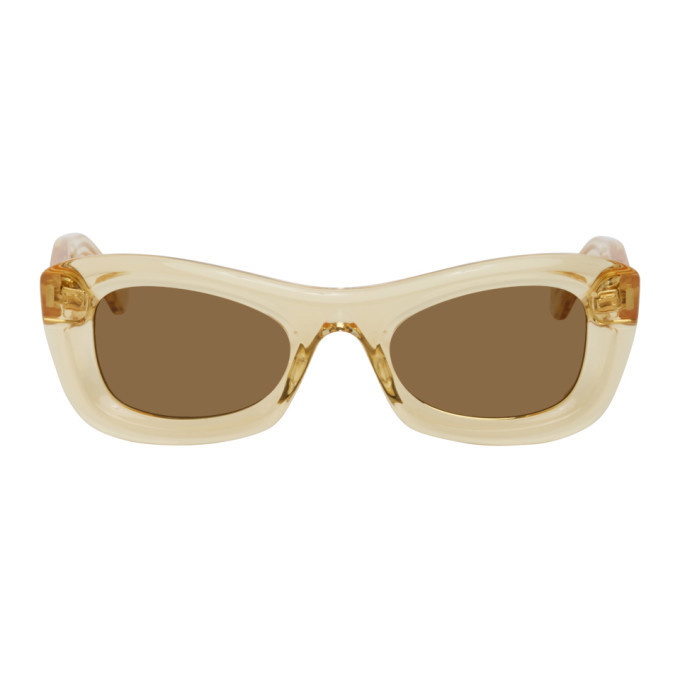 Photo: Bottega Veneta Yellow Animations Sunglasses