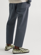 Nanushka - Max Slim-Fit Recycled Knitted Drawstring Trousers - Gray