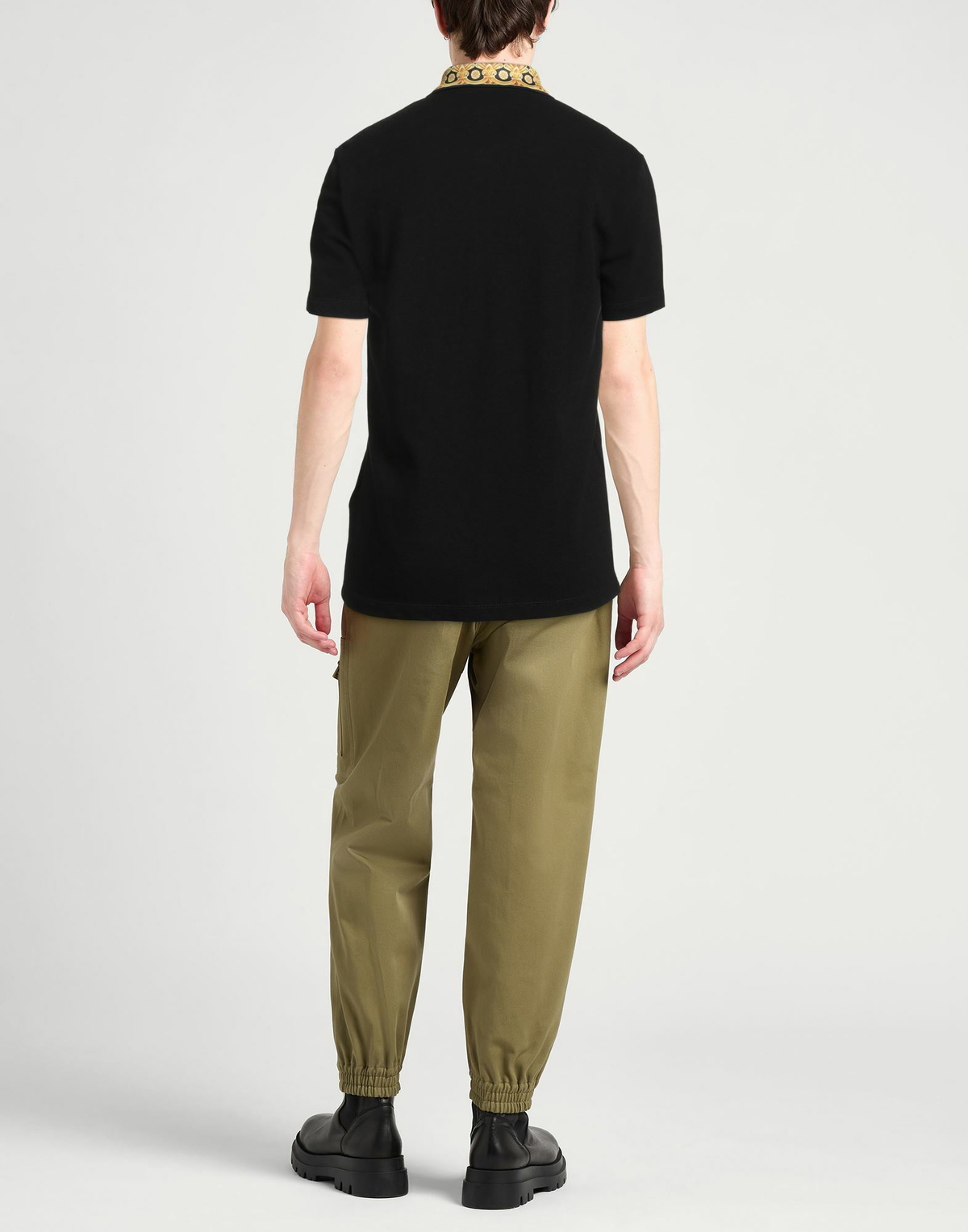 Versace Mens Polo shirt in Black