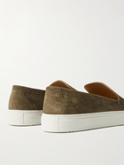 Mr P. - Larry Suede Slip-On Sneakers - Green