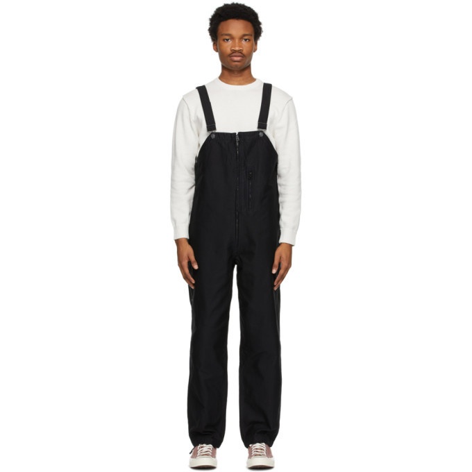 Photo: BEAMS PLUS Black Garment-Dyed Mil Overalls