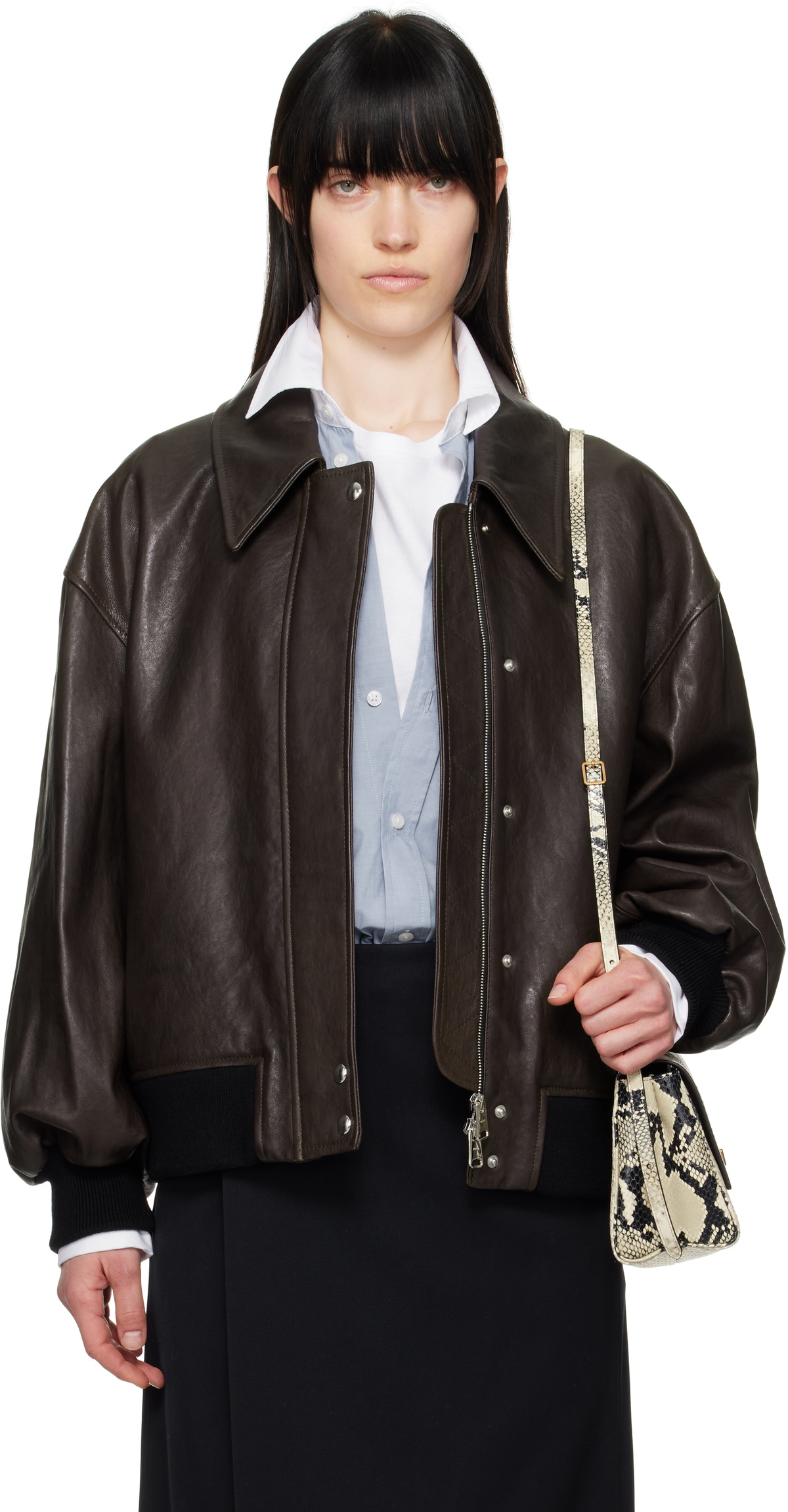 Khaite Darlman leather jacket Khaite