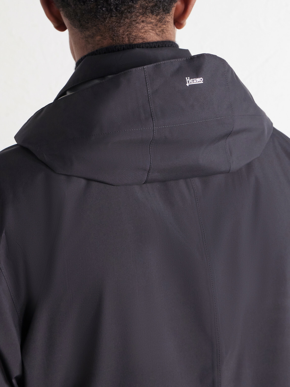 Herno - Shell Car Coat - Black