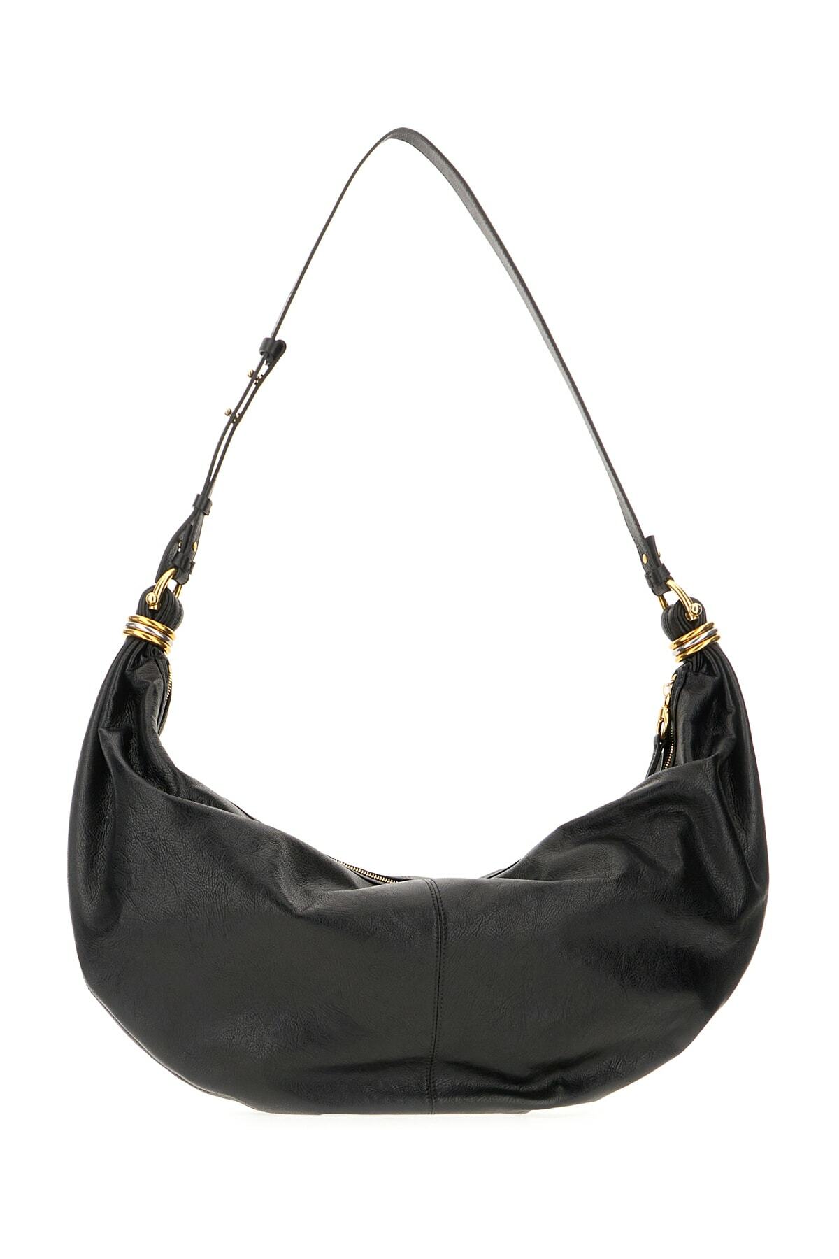 Chloé Black Leather Large Bracelet Shoulder Bag
