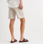 Orlebar Brown - IWC Schaffhausen Norwich Cotton and Linen-Blend Chino Shorts - Neutrals