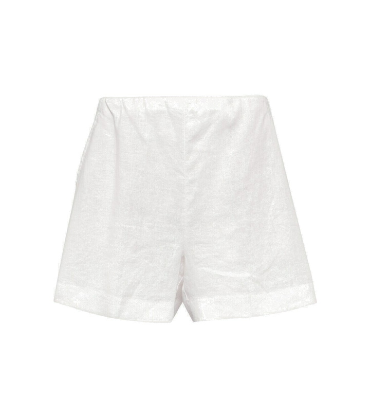 Photo: Polo Ralph Lauren - High-rise linen shorts