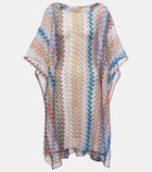 Missoni Metallic knit beach cover-up