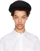 Y's Black Work Beret