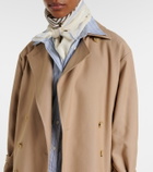 Toteme Monogram silk scarf