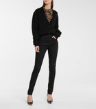 Saint Laurent - Sequined cashmere cardigan