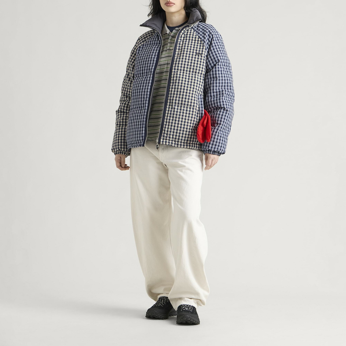 Damson Madder Women's Reversible Opal Puffer Jacket in Multi