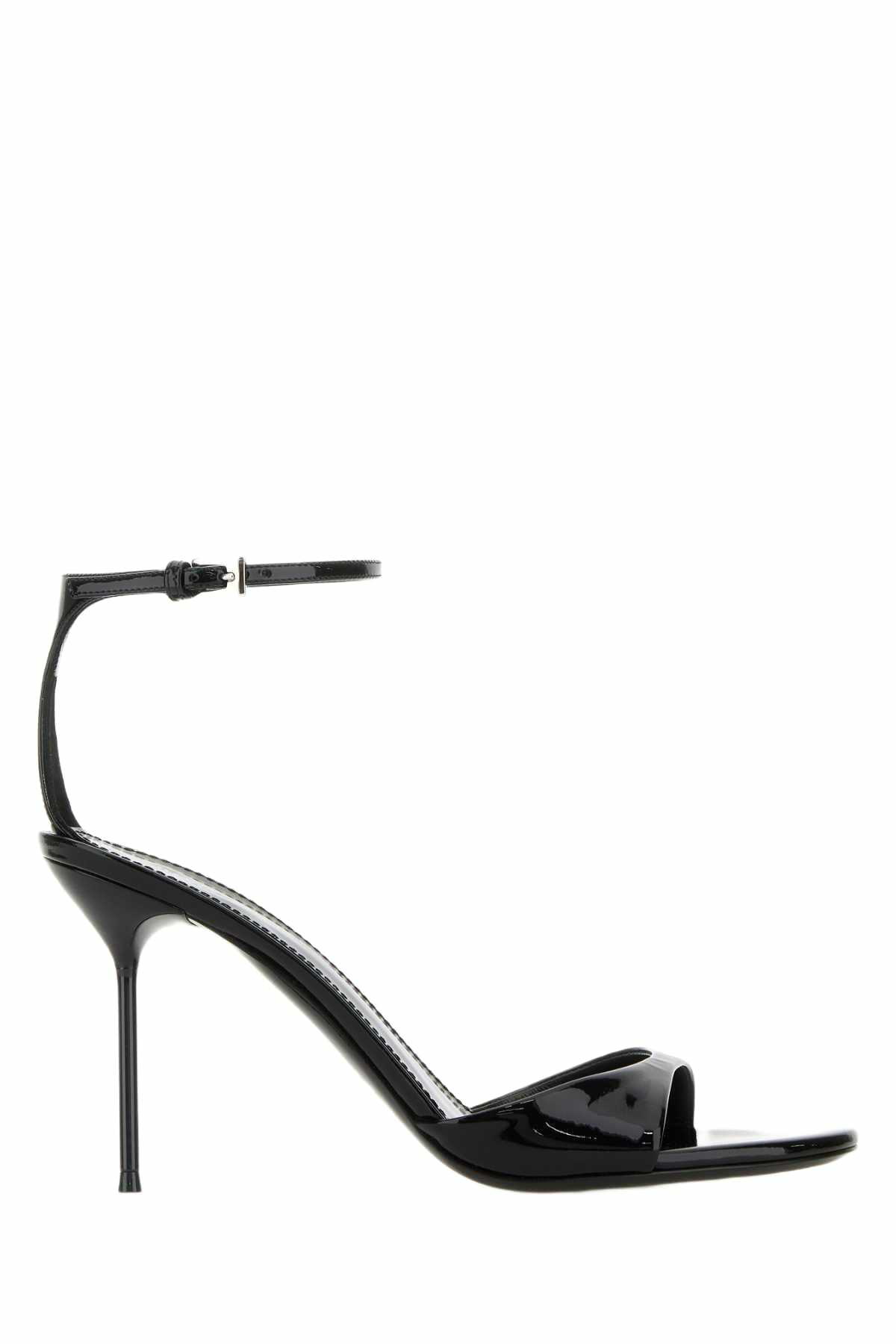 PARIS TEXAS Lidia satin sandals with feather detail レザー Paris Texas Feather Lidia Mules 105 | Harrods US