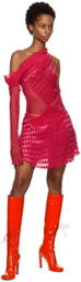 Maximilian Davis Red Nightfall Minidress