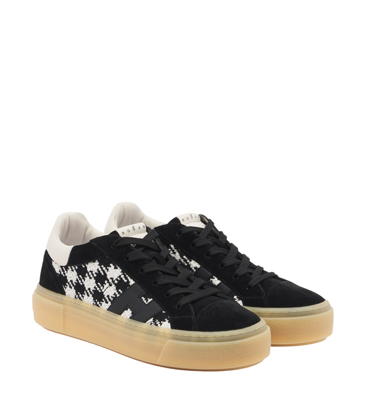 Photo: Hogan Hogan Crosswind suede-trimmed sneakers