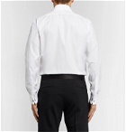 Favourbrook - White Eton Slim-Fit Bib-Front Double-Cuff Cotton-Poplin Tuxedo Shirt - White