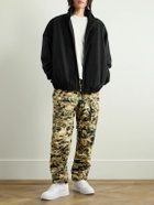 Nike - ACG Smith Summit Straight-Leg Convertible Camouflage-Print Belted Canvas Cargo Trousers - Green