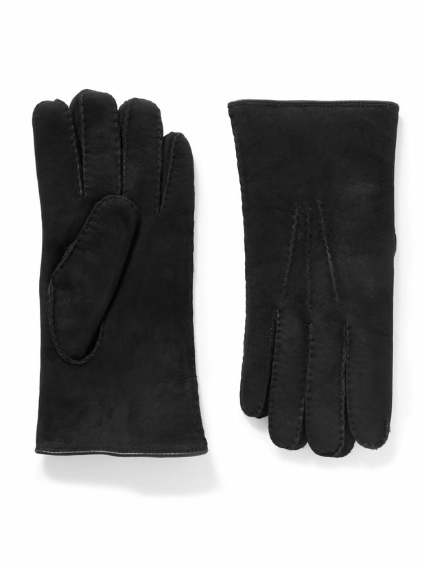 Photo: Mr P. - Shearling Gloves - Black