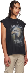MISBHV Black 'American Dream' Muscle Tank Top