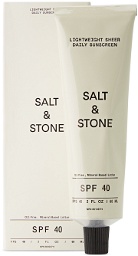 Salt & Stone Lightweight Sheer Daily Sunscreen SPF 40, 2 oz