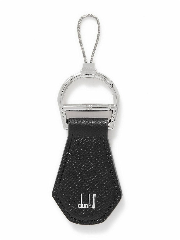 Photo: Dunhill - Logo-Embossed Textured-Leather Key Fob
