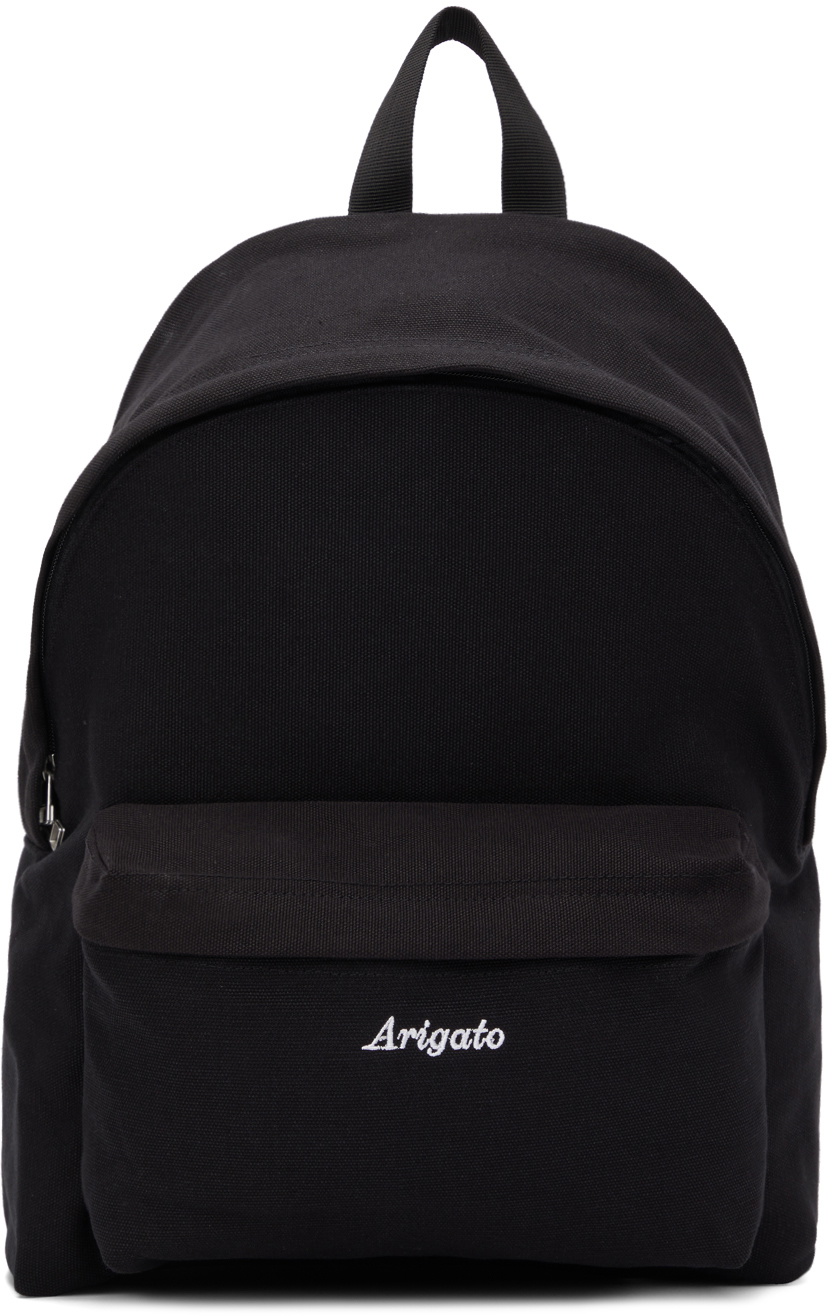 Axel Arigato Black Script Logo Backpack Axel Arigato