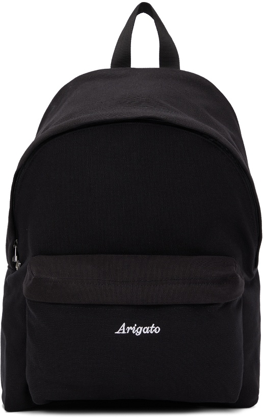 Photo: Axel Arigato Black Script Logo Backpack