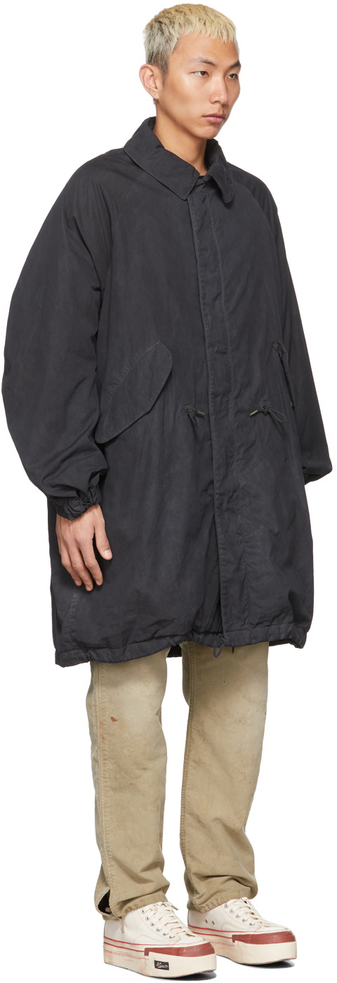 Visvim Black Levinson Fishtail Coat