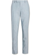 Paul Smith - Straight-Leg Virgin Wool, Linen and Silk-Blend Suit Trousers - Blue