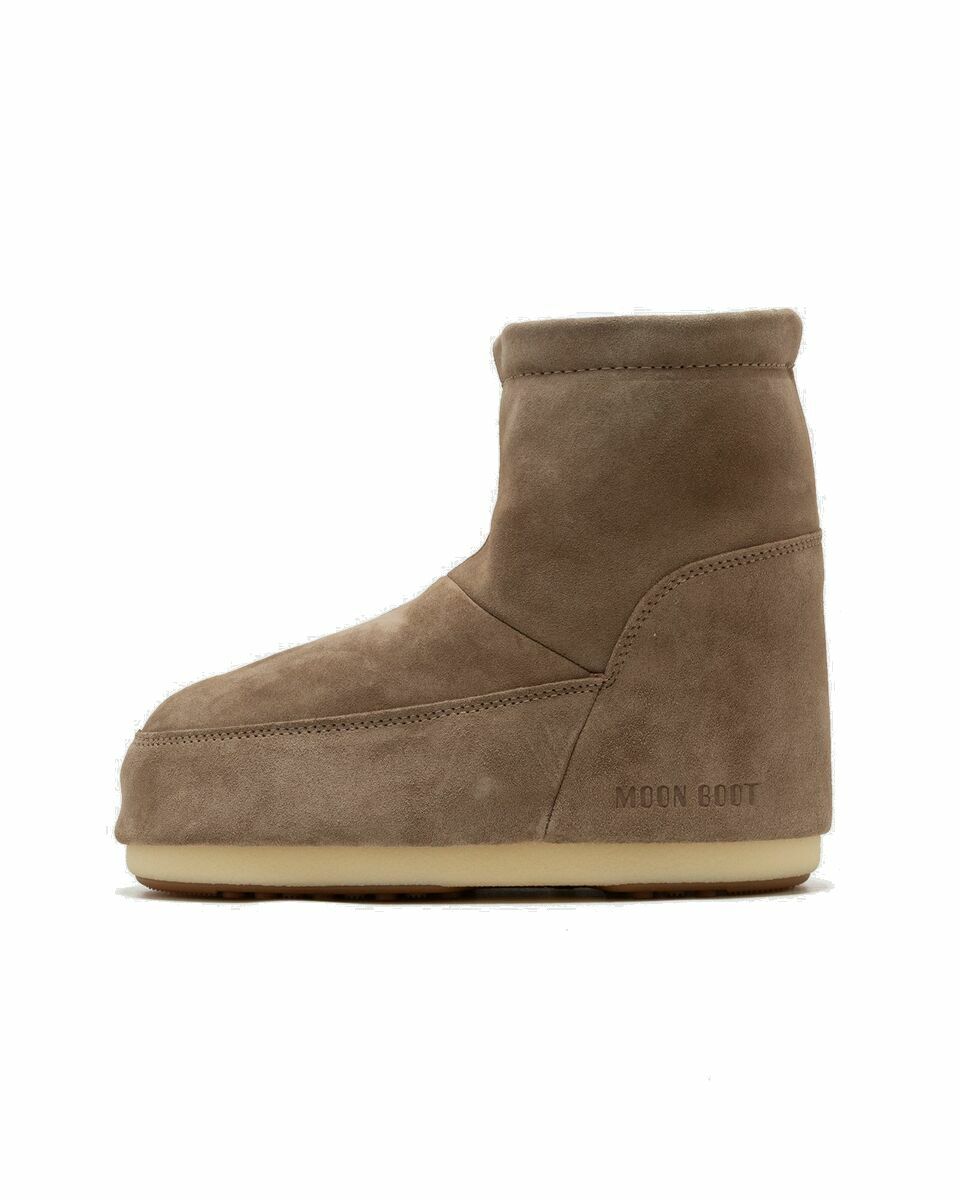 Photo: Moon Boot Icon Low Nolace Suede Brown - Mens - Boots