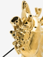 Seletti Gold Tone Love In Bloom Heart Vase