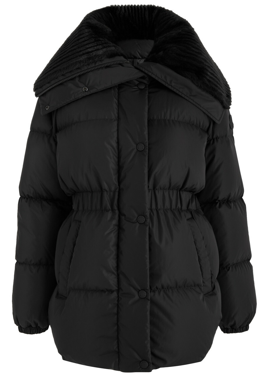 Moncler Brasseurs Quilted Shell Jacket Black Moncler