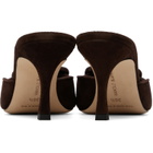 Manolo Blahnik Brown Maysale 70 Heels