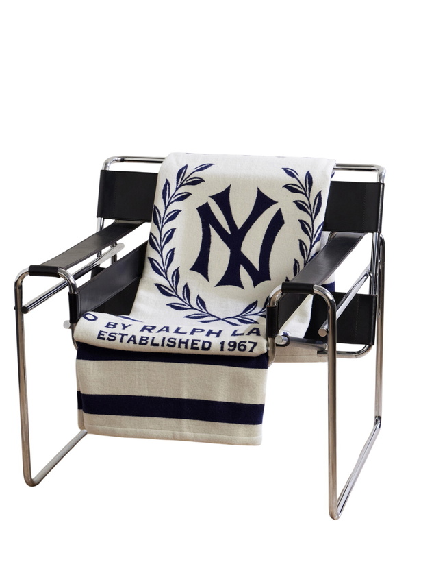 Photo: Ralph Lauren Home - Yankees Jacquard-Woven Wool and Cotton-Blend Throw