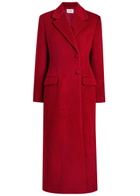 Tove Vonnie Darted Wool Coat Dark Red