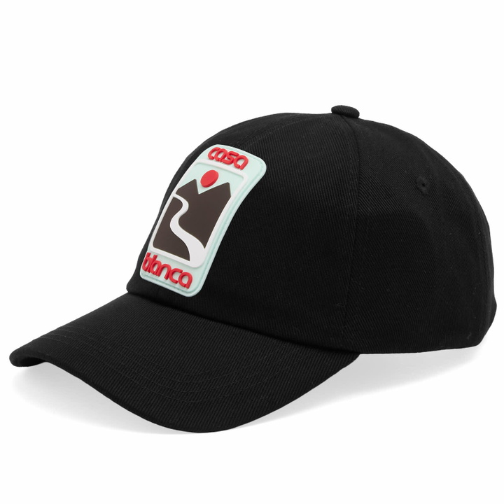 Photo: Casablanca Women's Sunset Valley Patch Cap in Black 