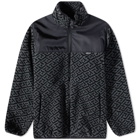 Versace Men's Geometric Logo Sherpa Fleece in Multi