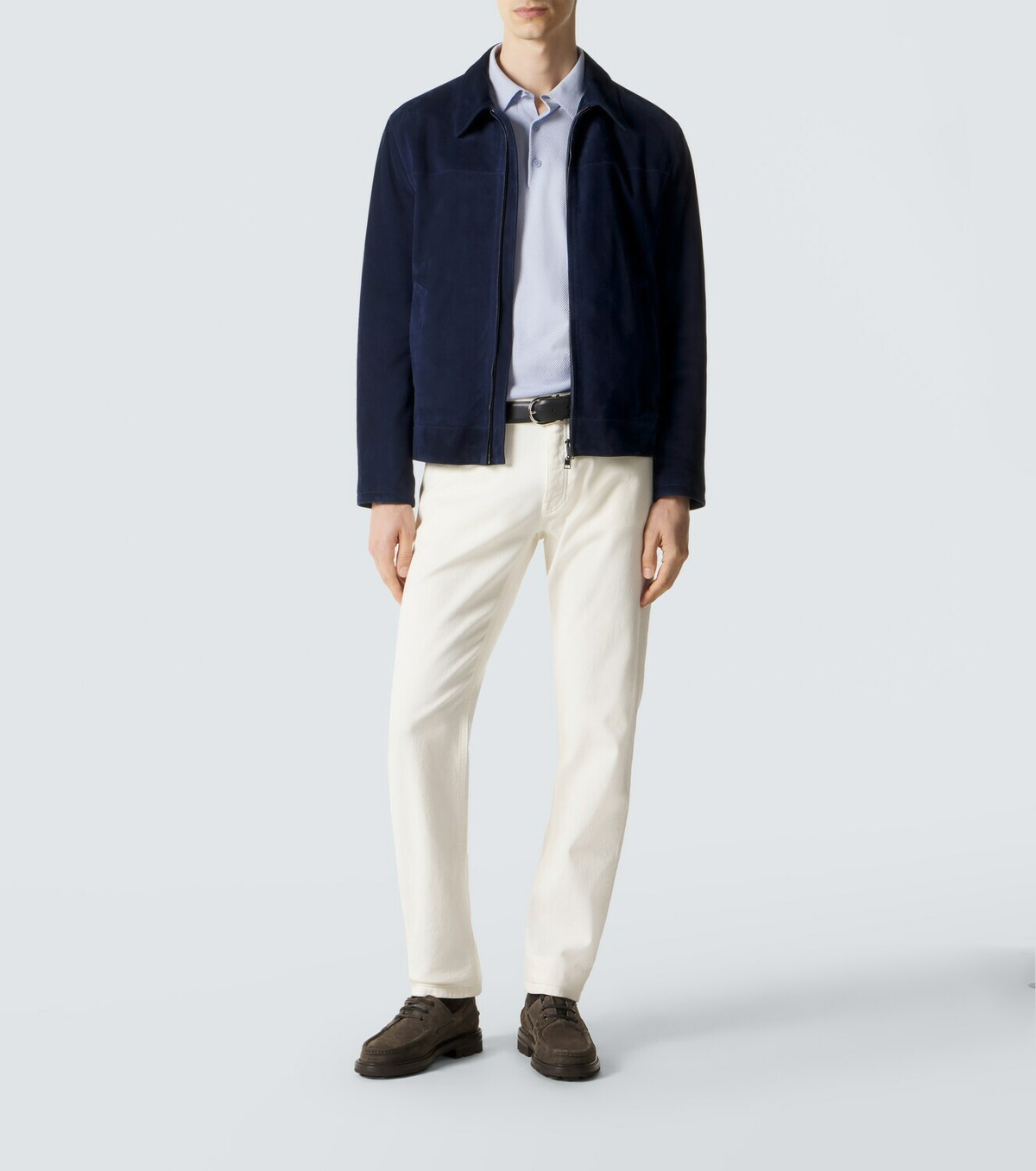 Brioni Cotton piqué polo shirt