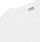 Loewe - Printed Cotton-Jersey T-Shirt - White