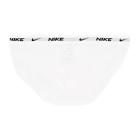 Nike Three-Pack White Cotton Everyday Briefs