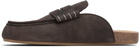 JW Anderson Brown Stitch Loafers